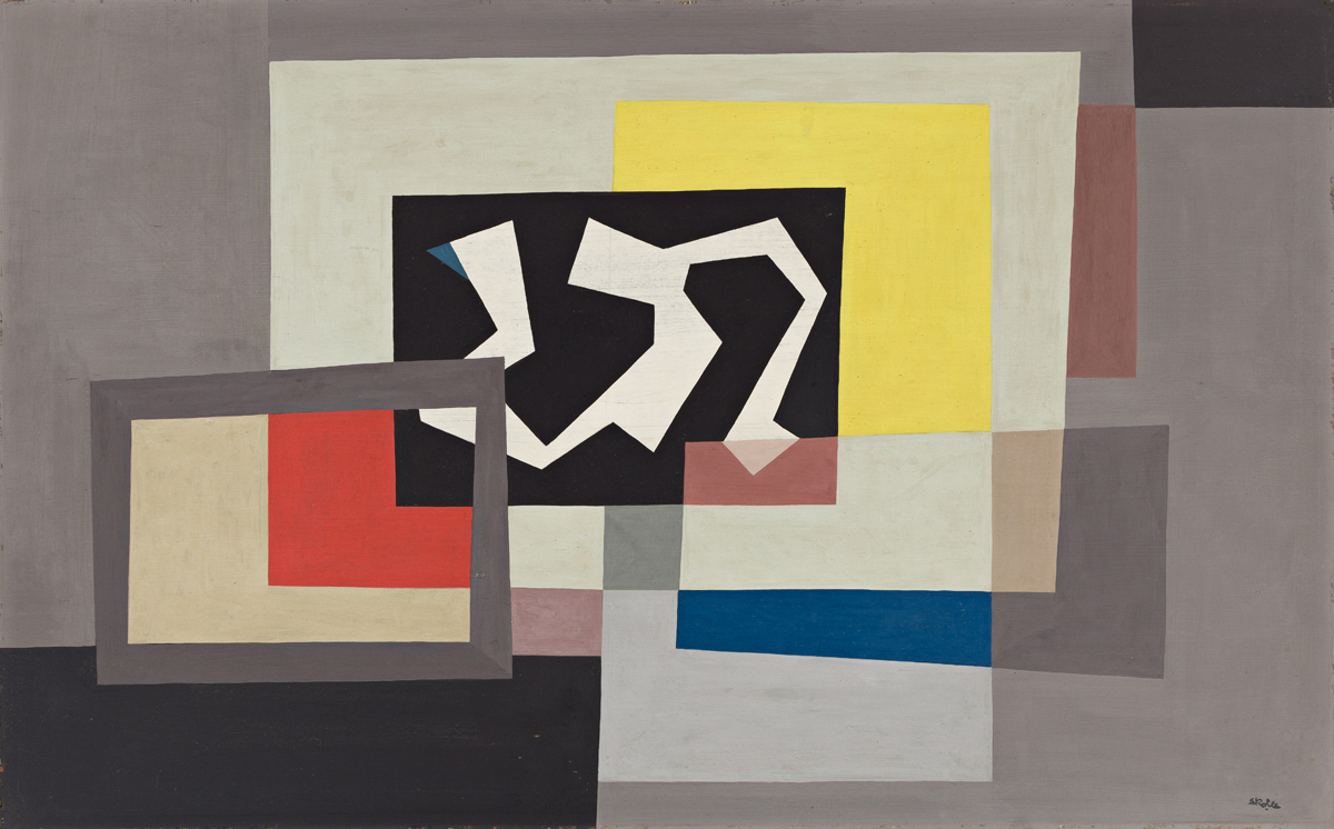 JOHN SKOLLE (1903 1988, GERMAN/AMERICAN) Abstraction, #1.